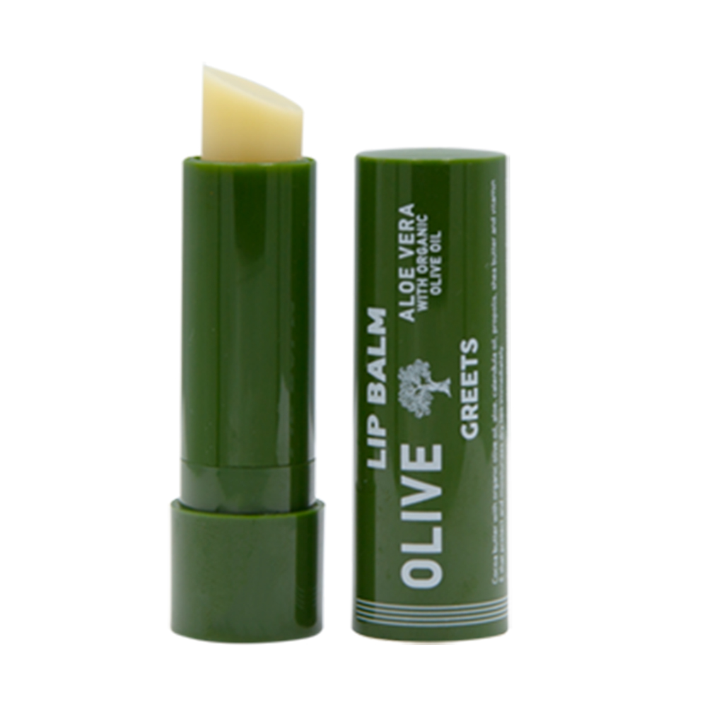 GREETS Lip Balm with Vitamin E, Organic Olive Oil & Aloe Vera 4.5gr
